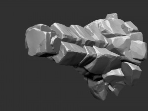 of stone columns Zbrush sculpt 3D मॉडल