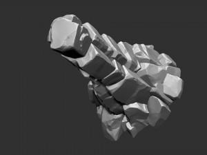 of stone columns Zbrush sculpt 3D मॉडल
