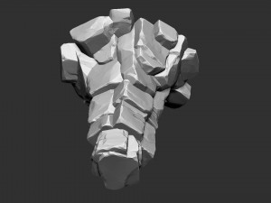 of stone columns Zbrush sculpt 3D मॉडल