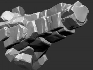 of stone columns Zbrush sculpt 3D मॉडल