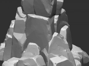 of stone columns Zbrush sculpt 3D मॉडल