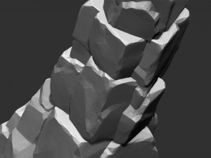 of stone columns Zbrush sculpt 3D मॉडल