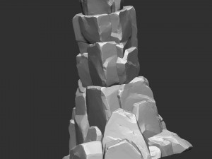 of stone columns Zbrush sculpt 3D मॉडल