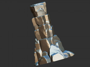 of stone columns Zbrush sculpt 3D मॉडल