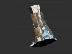 of stone columns Zbrush sculpt 3D मॉडल