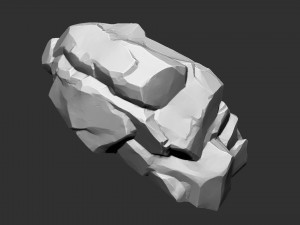 3D Mountain rock Zbrush sculpt 3D 모델