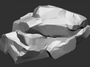 3D Mountain rock Zbrush sculpt 3D 모델