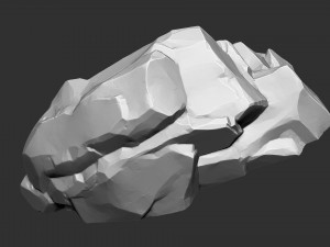 3D Mountain rock Zbrush sculpt 3D 모델