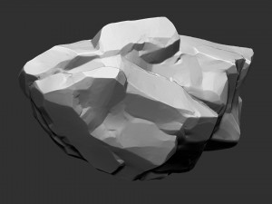 3D Mountain rock Zbrush sculpt 3D 모델
