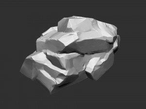 3D Mountain rock Zbrush sculpt 3D 모델