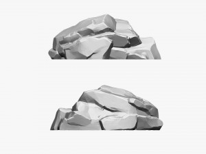 3D Mountain rock Zbrush sculpt 3D 모델