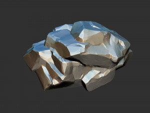 3D Mountain rock Zbrush sculpt 3D 모델