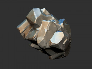 3D Mountain rock Zbrush sculpt 3D 모델