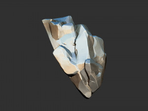 3D Mountain rock Zbrush sculpt 3D 모델