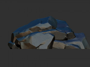 3D Mountain rock Zbrush sculpt 3D 모델