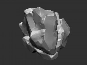 3D Mountain rock Zbrush sculpt Modelo 3D