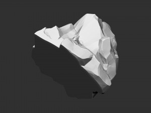 3D Mountain rock Zbrush sculpt Modelo 3D