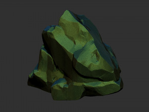 3D Mountain rock Zbrush sculpt Modelo 3D