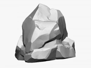 Escultura Zbrush de rocha de montanha Modelo 3D Modelo 3D