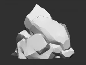 3D Mountain rock Zbrush sculpt 3D Model