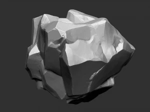 3D Mountain rock Zbrush sculpt 3D Model