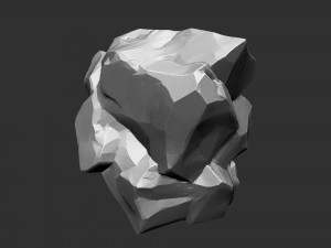 3D Mountain rock Zbrush sculpt 3D Модель