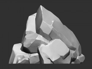 3D Mountain rock Zbrush sculpt 3D Модель