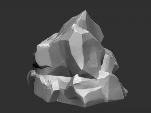 3D Mountain rock Zbrush sculpt 3D Модель