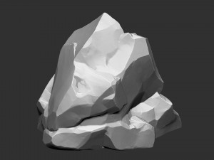 3D Mountain rock Zbrush sculpt 3D Модель