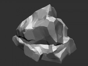 3D Mountain rock Zbrush sculpt 3D Модель