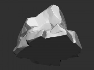 3D Mountain rock Zbrush sculpt 3D Модель