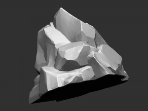 3D Mountain rock Zbrush sculpt 3D Модель