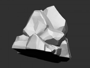 3D Mountain rock Zbrush sculpt 3D Модель