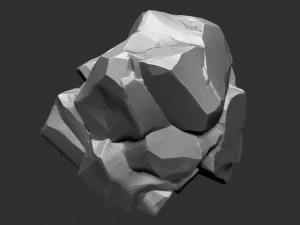 3D Mountain rock Zbrush sculpt 3D Model