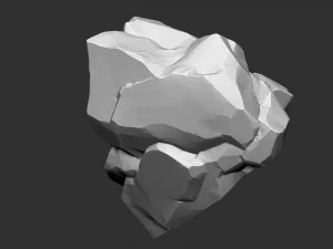 3D Mountain rock Zbrush sculpt 3D Model