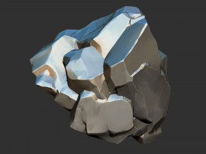 3D Mountain rock Zbrush sculpt 3D Модель