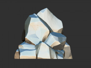 3D Mountain rock Zbrush sculpt 3D Модель