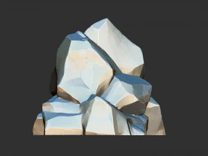 3D Mountain rock Zbrush sculpt 3D Model
