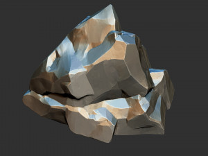 3D Mountain rock Zbrush sculpt 3D Модель