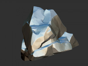 3D Mountain rock Zbrush sculpt 3D Модель