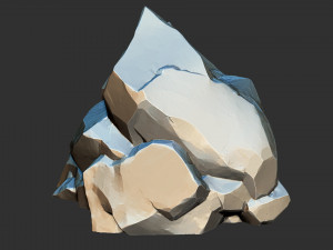 3D Mountain rock Zbrush sculpt 3D Модель