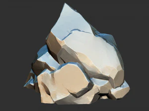 3D Mountain rock Zbrush sculpt 3D Model