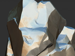 3D Mountain rock Zbrush sculpt 3D Модель