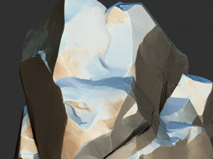 3D Mountain rock Zbrush sculpt 3D Model