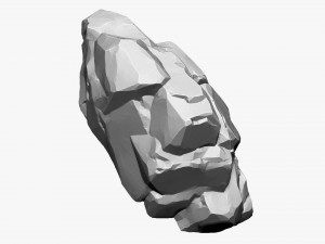 Mountain rock Zbrush sculpt Modello 3D