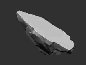 Mountain rock Zbrush sculpt Modello 3D