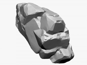 Mountain rock Zbrush sculpt Modello 3D