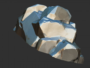 Mountain rock Zbrush sculpt Modello 3D