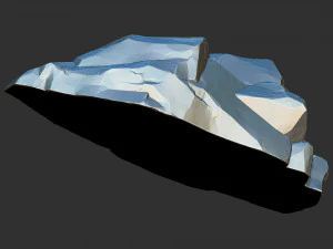 Mountain rock Zbrush sculpt 3D Model