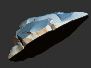 Mountain rock Zbrush sculpt Modello 3D